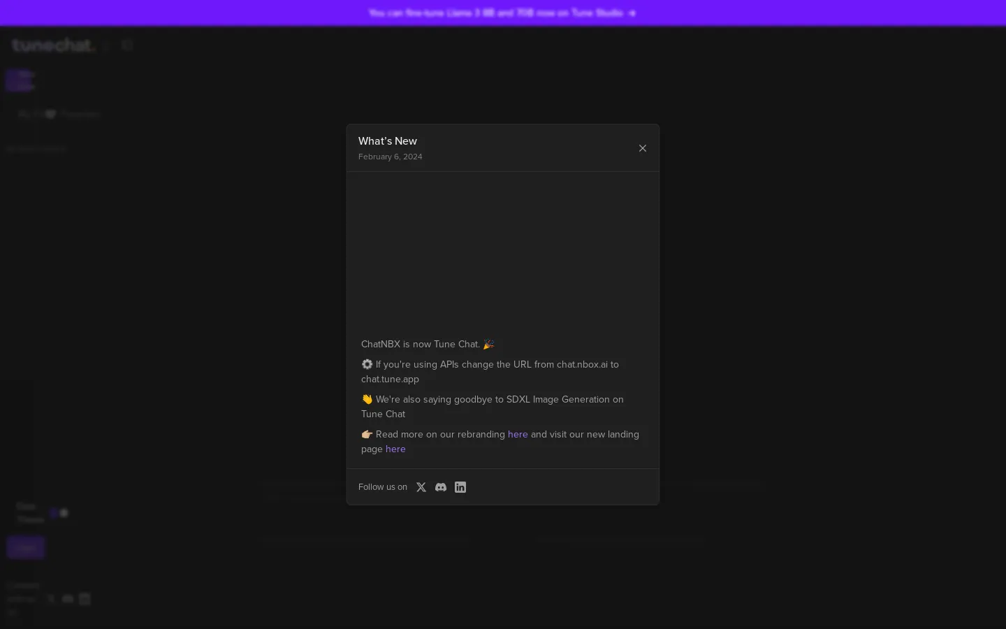 Tune Chat