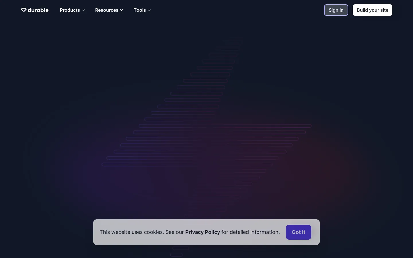 Durable AI Site Builder