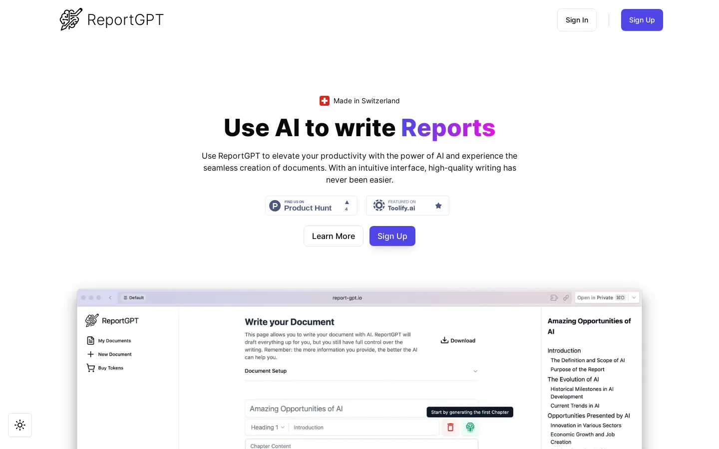 ReportGPT
