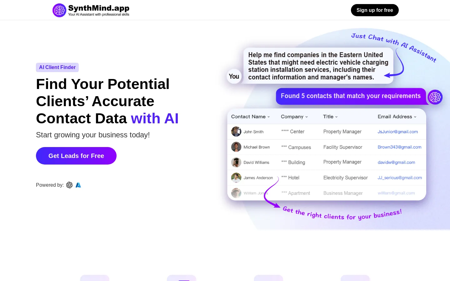 AI Client Finder by SynthMind