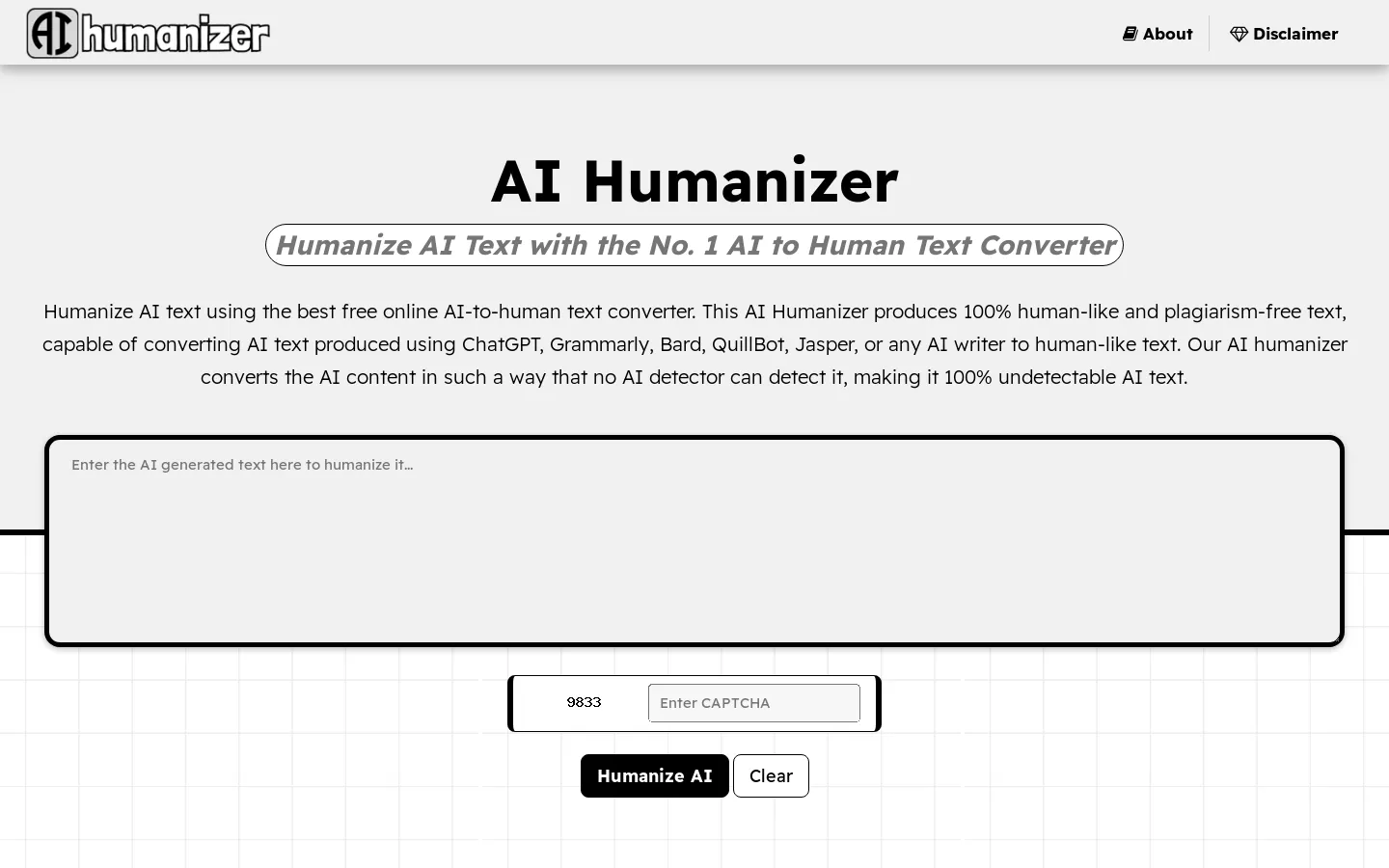 Ai humanizer humanize ai text free ai to human text converter aistage