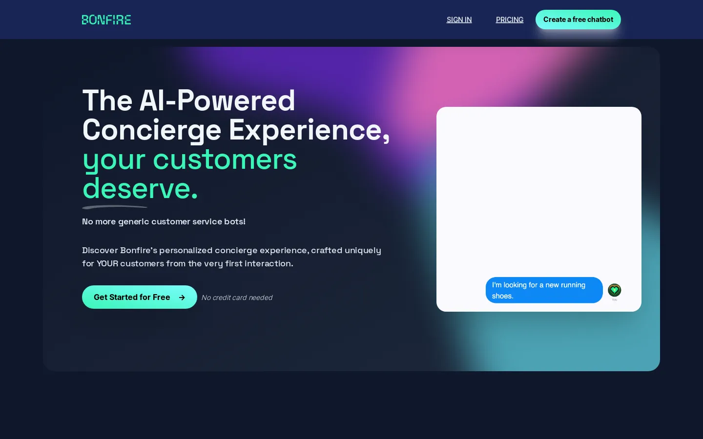 Bonfire - AI-Powered Concierge Bot