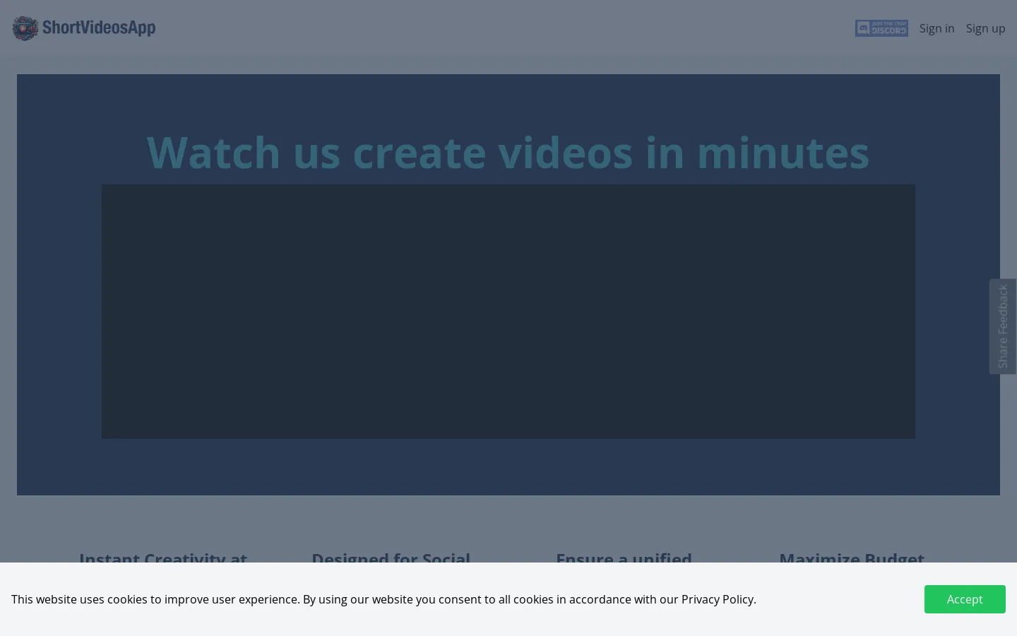 Short Videos App