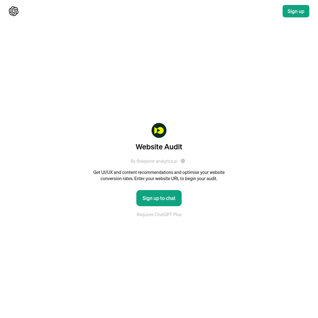 Website Audit by Flowpoint.ai