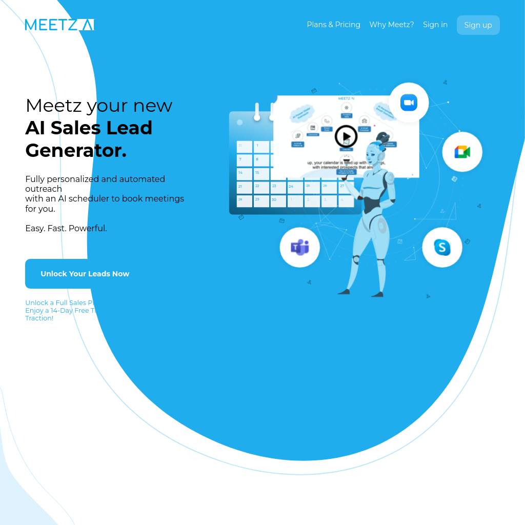 Meetz ai personal assistant for scheduling meetings and email aistage