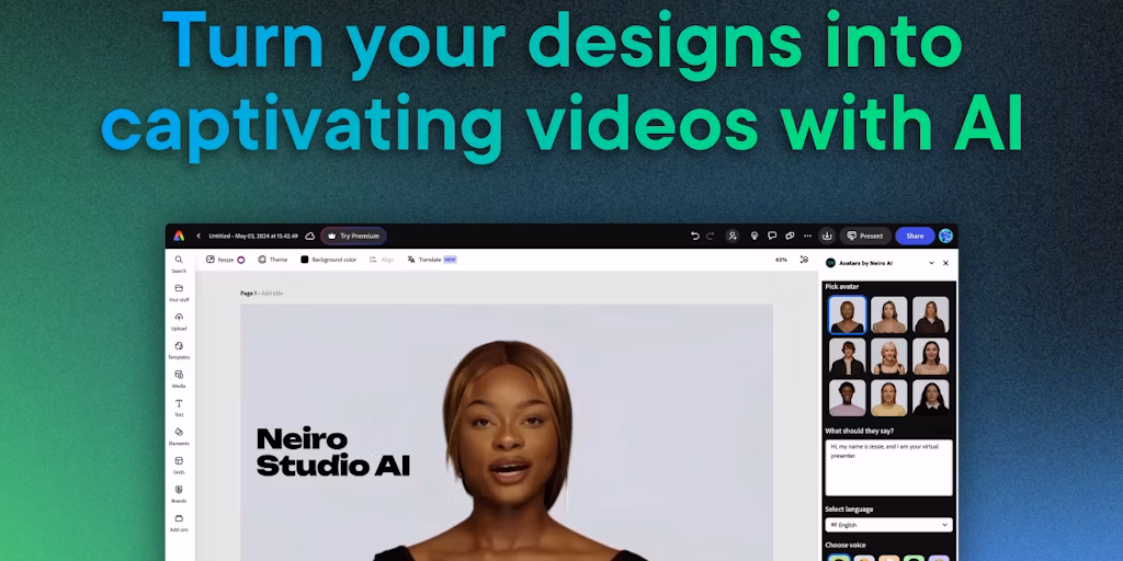 Studio Neiro AI x Adobe Express
