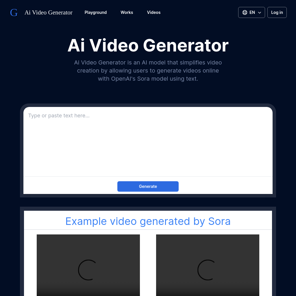 Open ai video generator. Open ai video generator