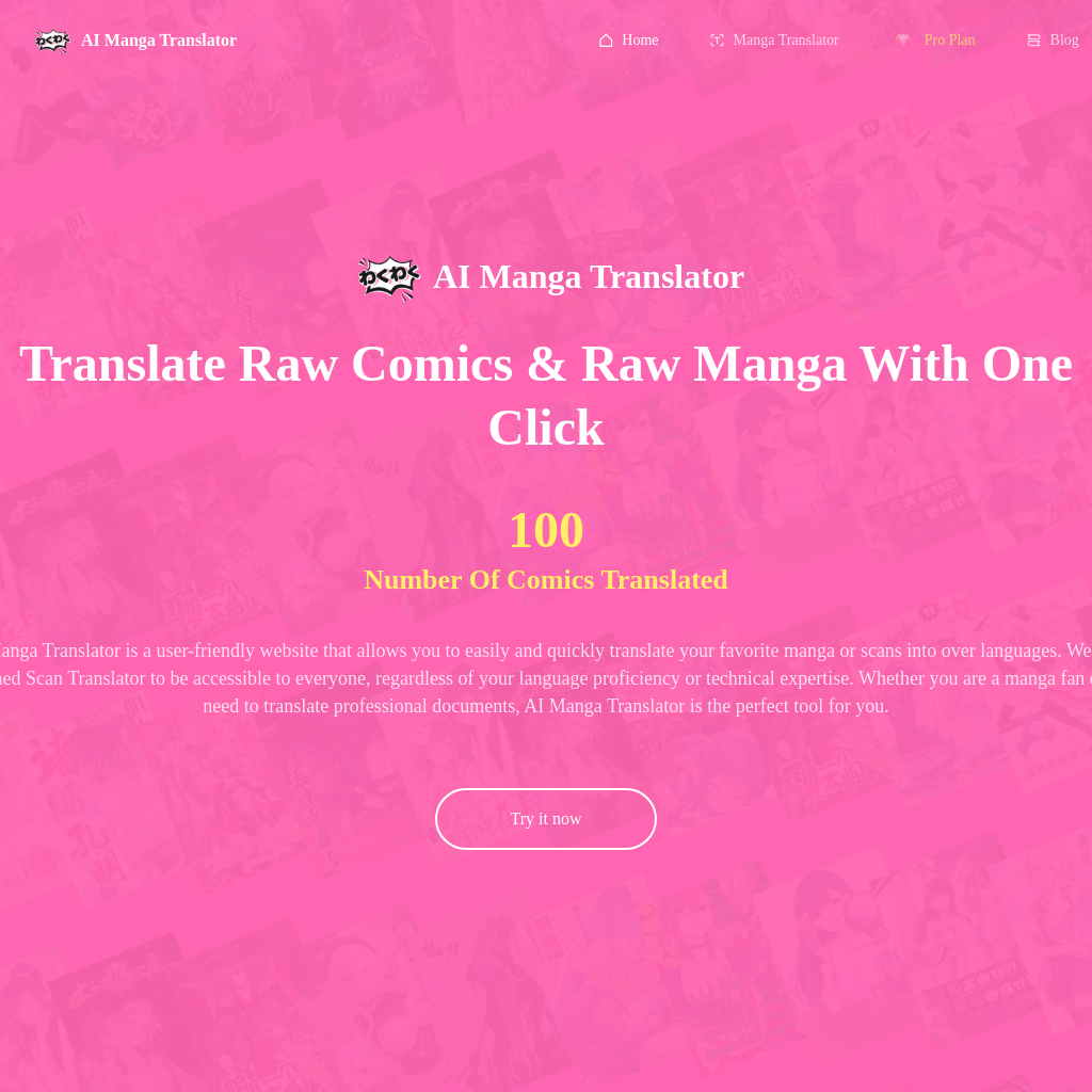 AI Manga Translator