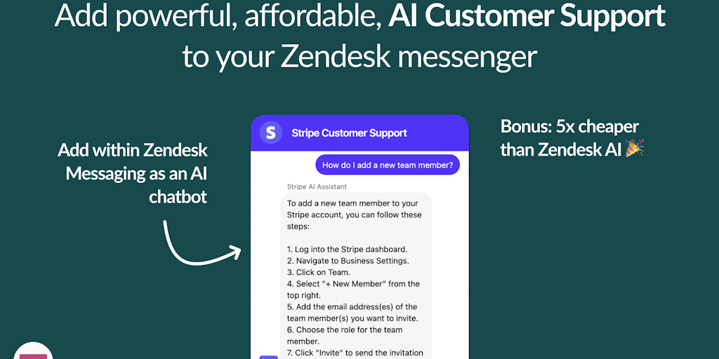 Zendesk AI (but cheaper)
