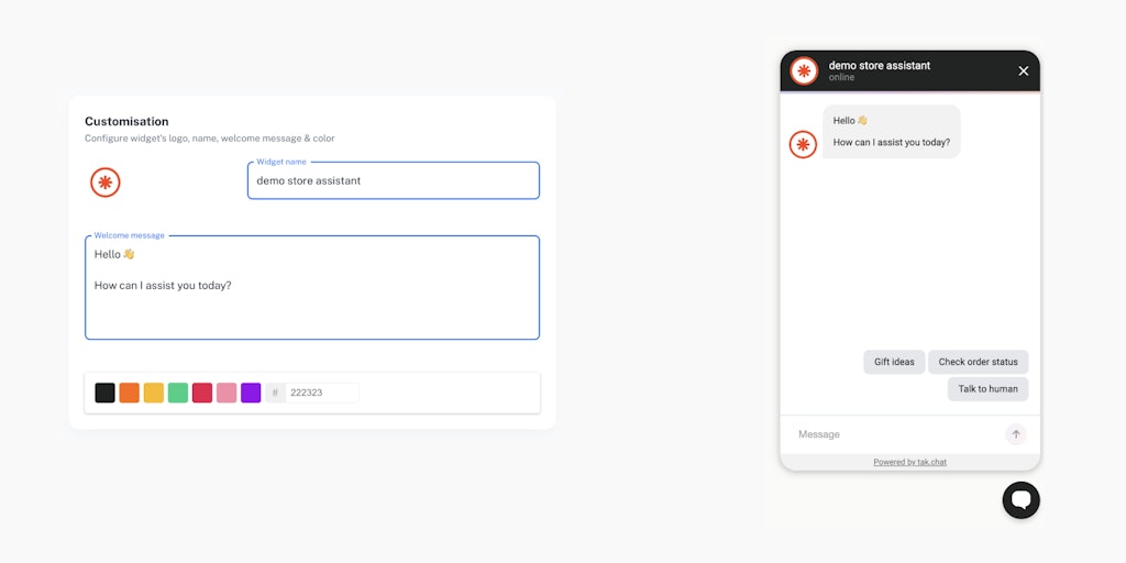 tak.chat for Shopify