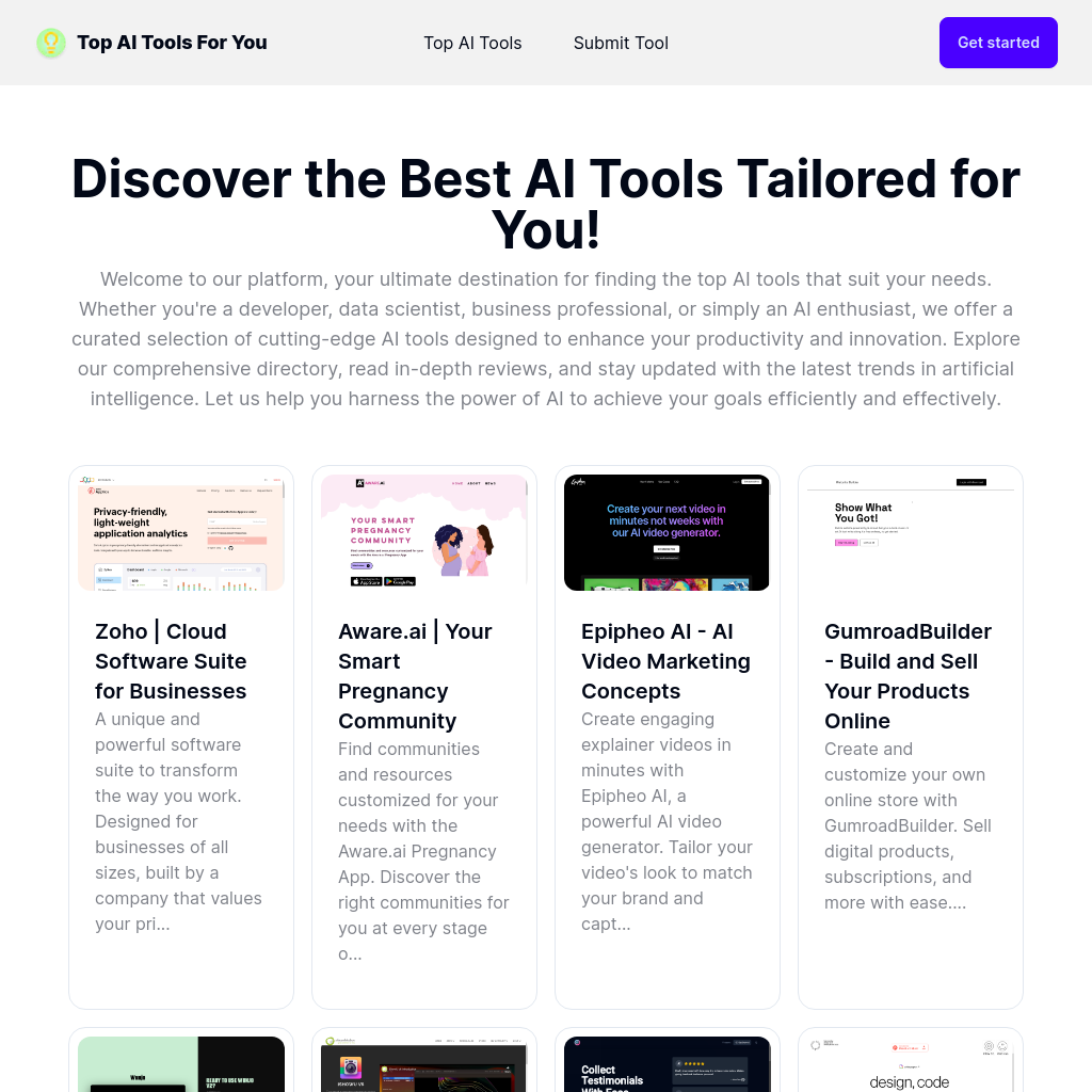 Top AI Tools
