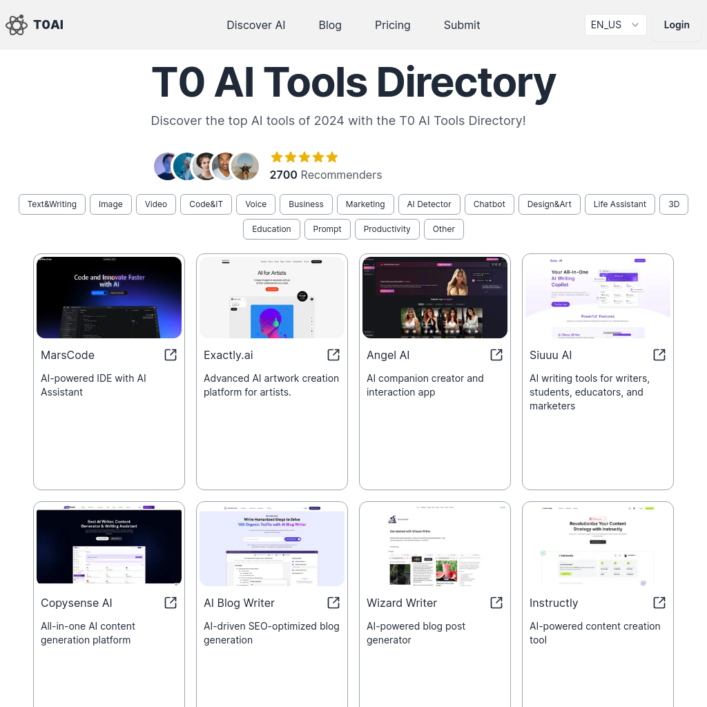 T0 AI Directory