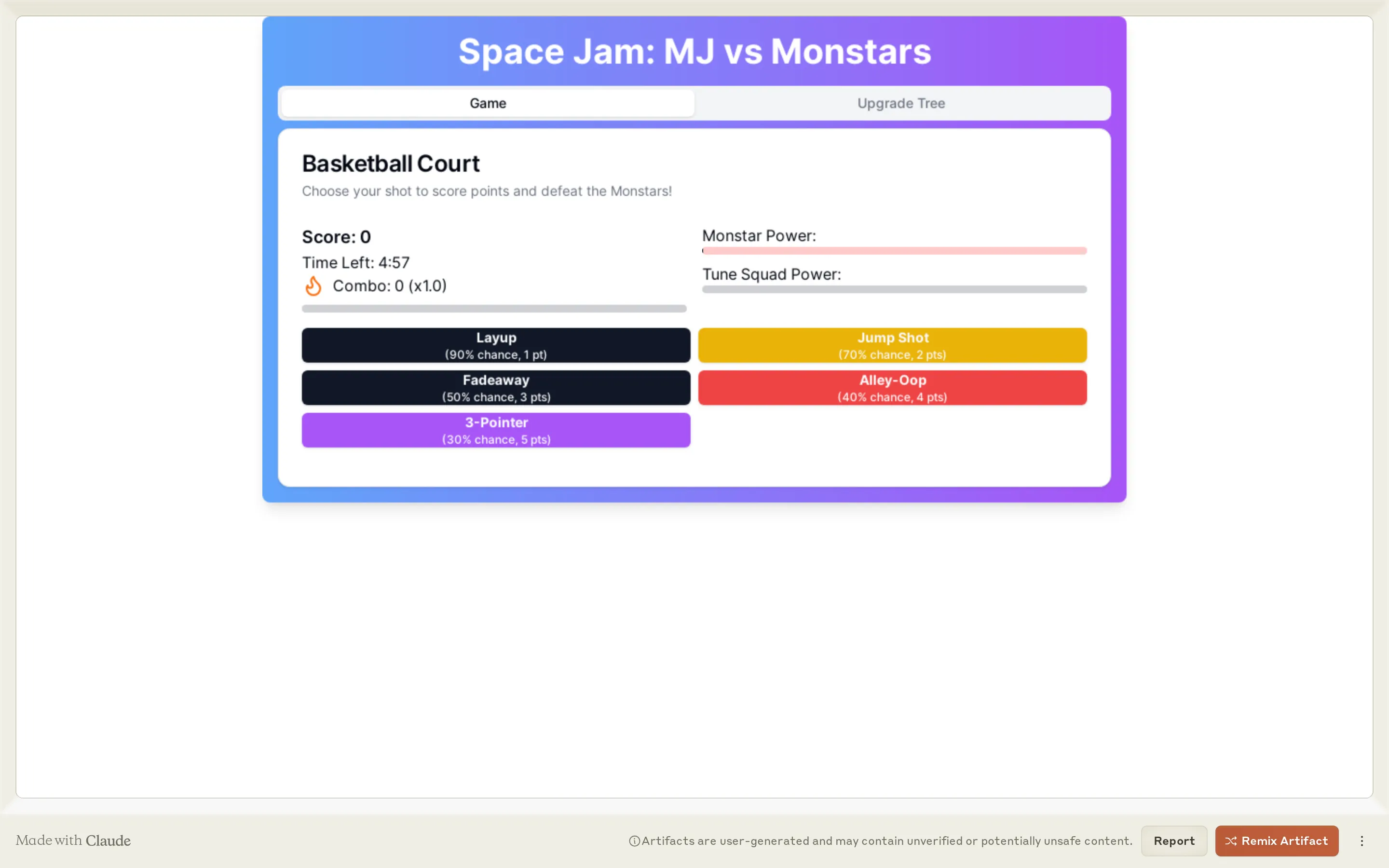 Space Jam: MJ vs Monstars