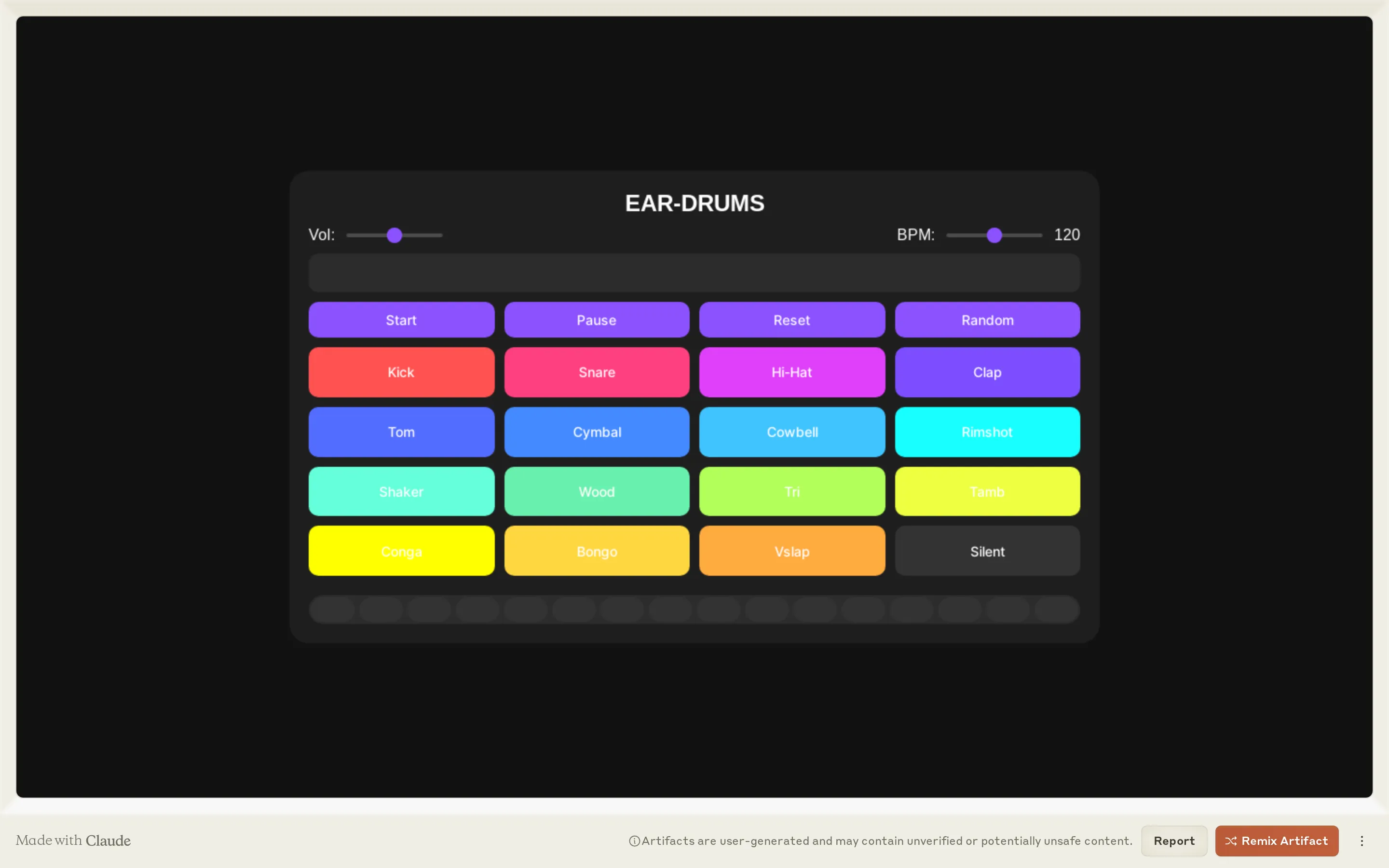 Advanced Drum Pad Interface