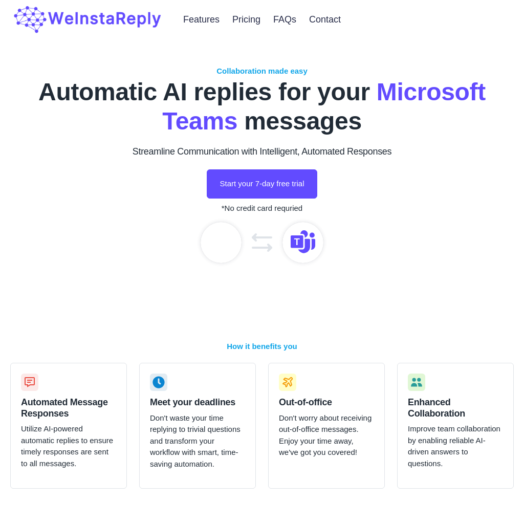 WeInstaReply