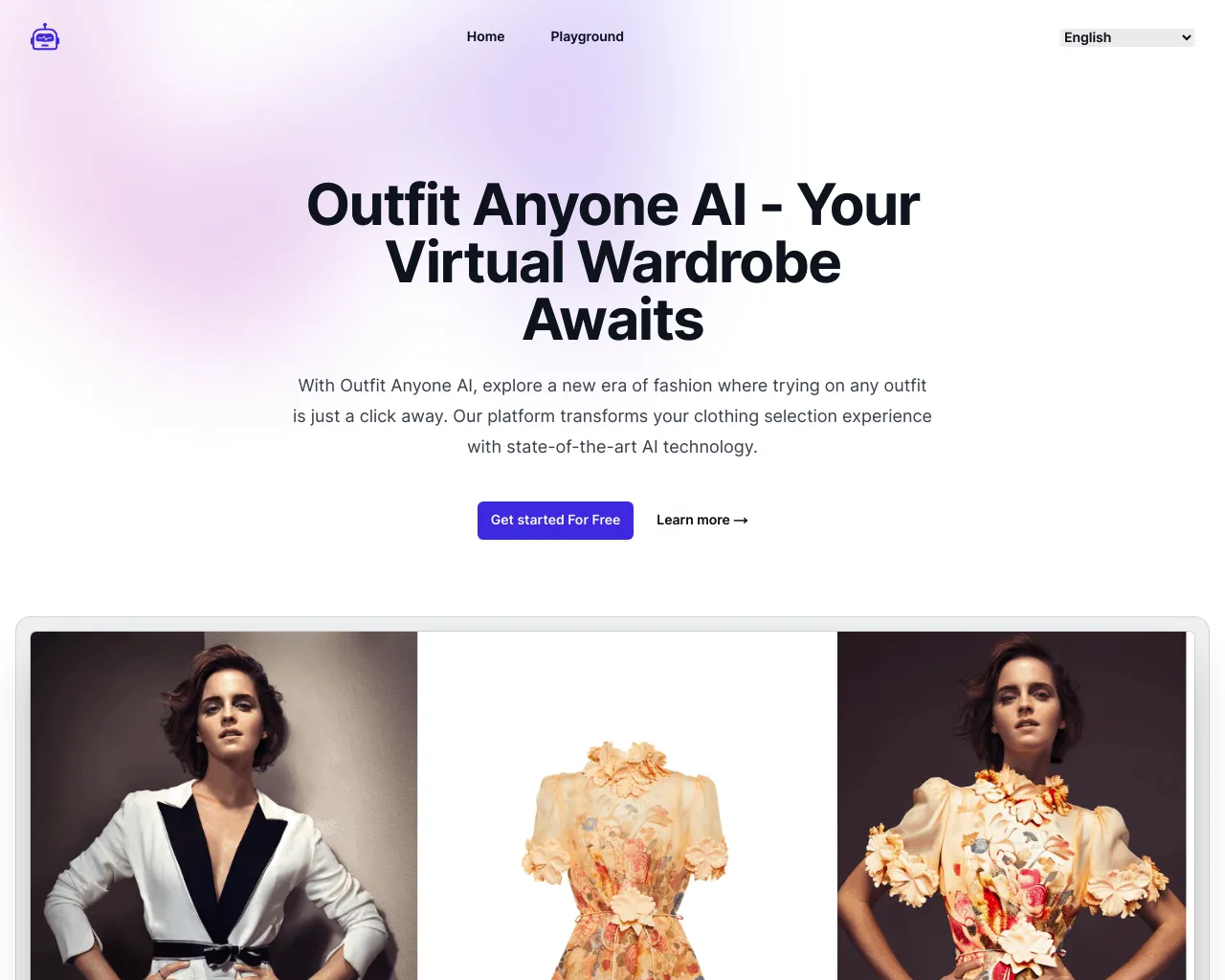 Outfit Anyone AI preview
