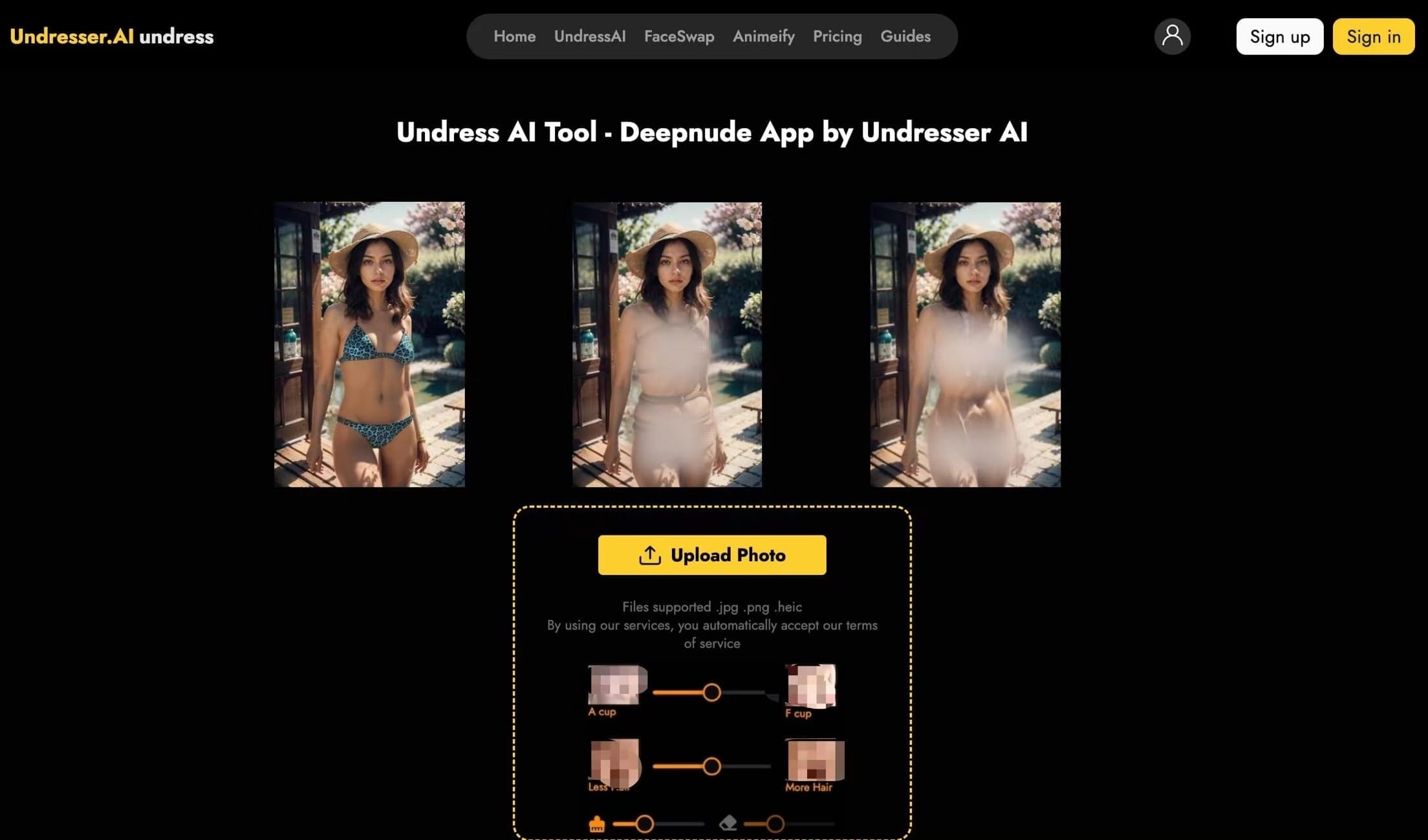 언드레스 AI 앱 - 무료로 딥누드 이미지 생성 | Undresser.AI 언드레서 - DokeyAI