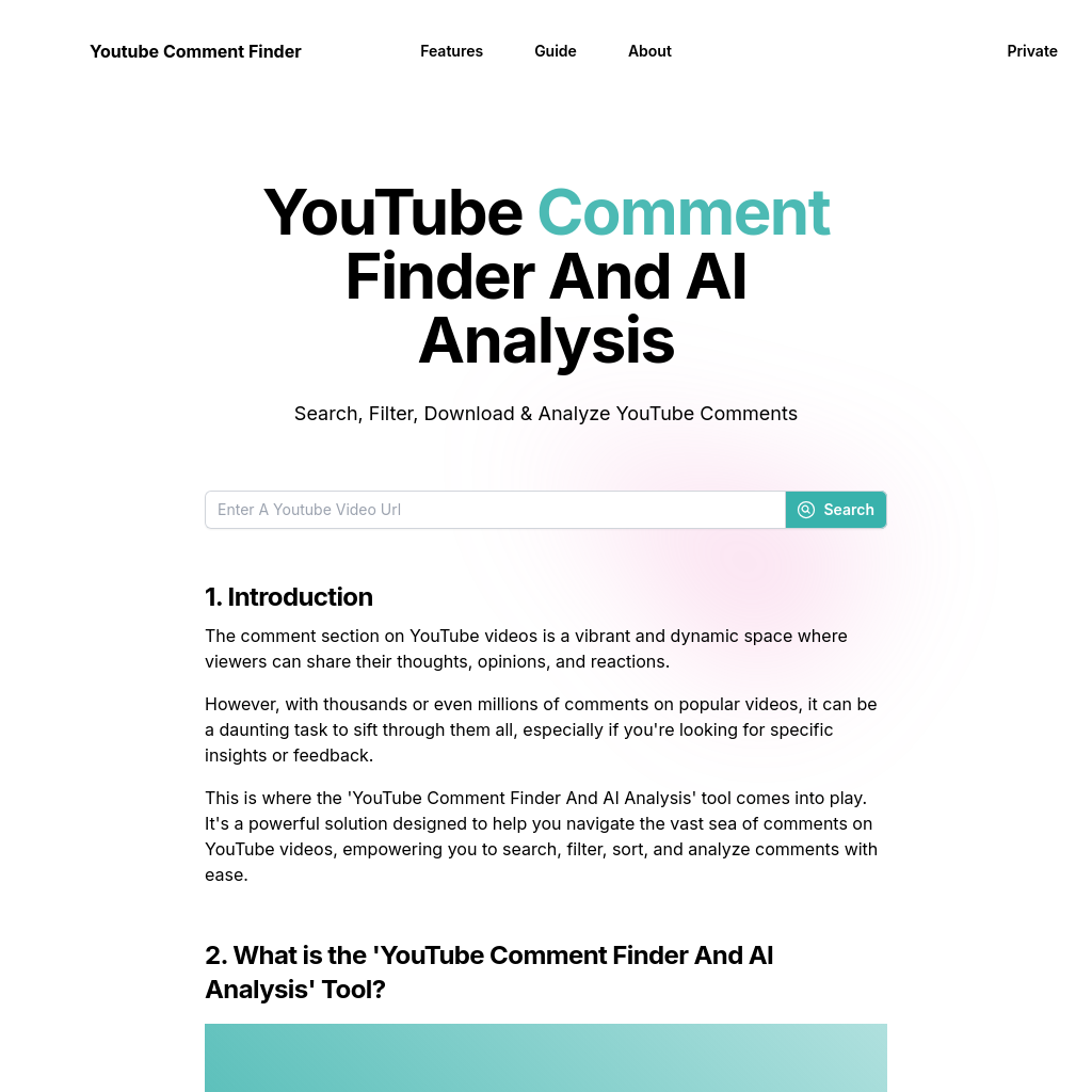 YouTube Comment Finder