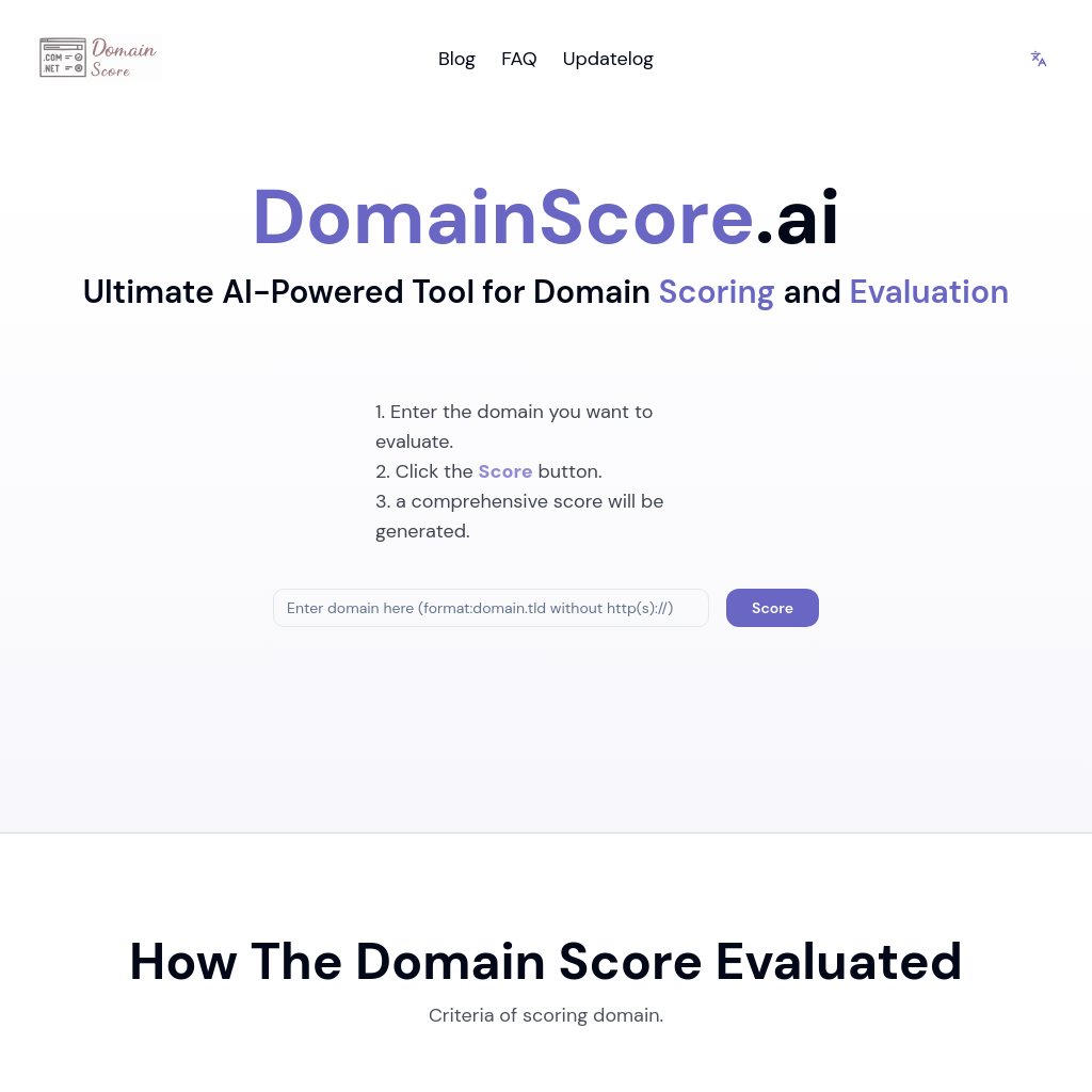 DomainScore AI